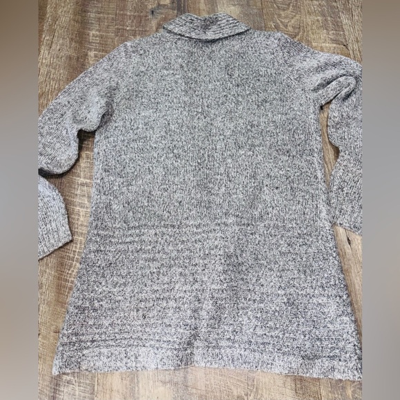 APT 9 Cardigan Womens Small Gray Wool Blend Chunky Knit Open Sweater - Picture 4 of 10